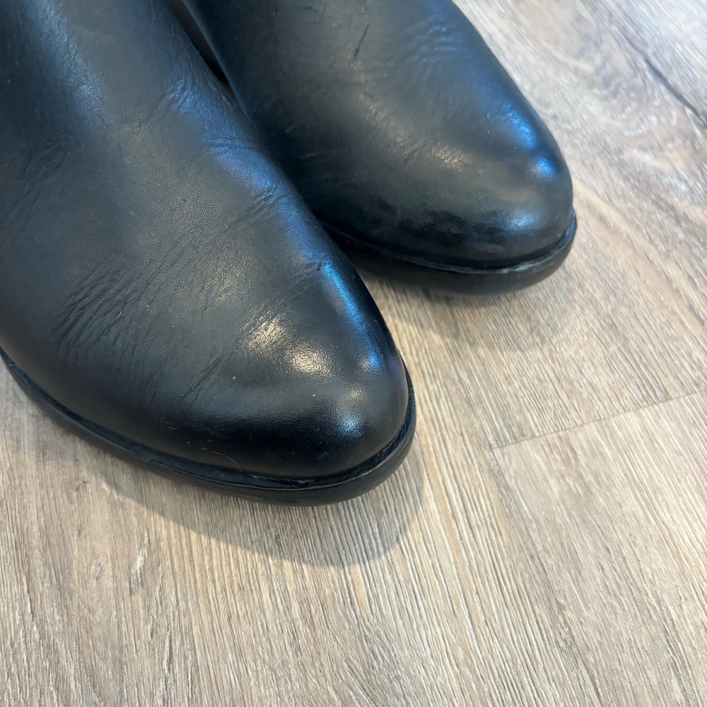 Witchy Black Wedge Chelsea Ankle Boots - Women - Picture 5 of 8